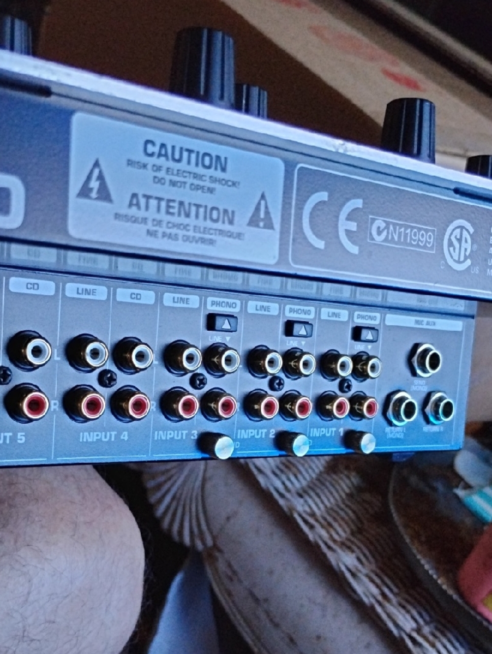 Professional DJ  Rackmount Console Mixer -7 Channel - Picture 6 of 6